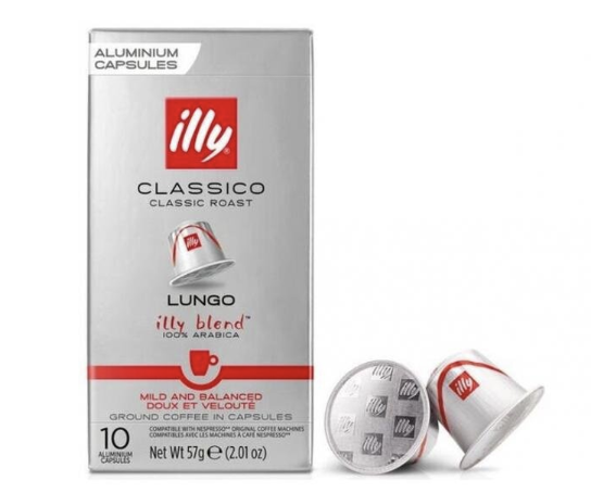Кава мелена в капсулах ILLY Lungo Classico 10x57г